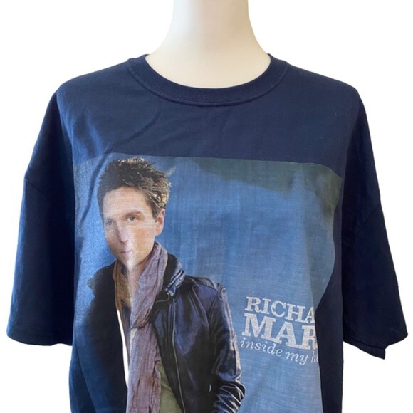 Richard Marx Crew Neck Tshirt Inside My Head Band Tee Womens XL NWT 90s Y2K 80s - Picture 3 of 11